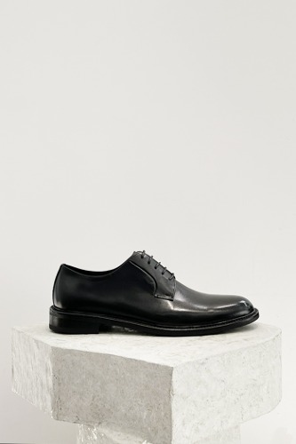 [MEN] Evan Leather Derby Shoes Black