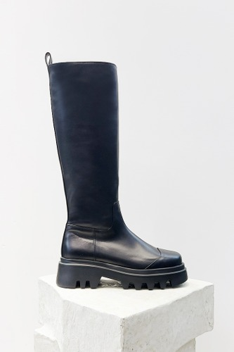 Theo Long Boots Leather Black