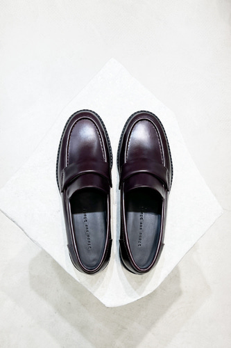Harper Loafers Leather Burgundy