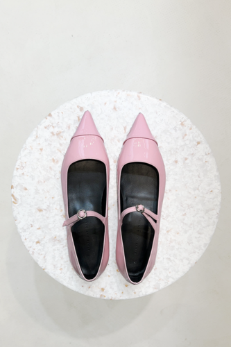 Lucy Mary Jane Flats Light Pink